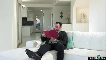 Teen stepdaughter Isabel Moon asking her stepdad to open her ass