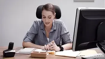 Hot Secretary Lets Married Boss Use Her- Bella Round