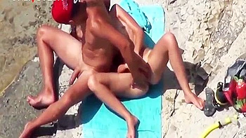 Beach . Super Horny Teen 18+ Getting Off Right On The Nude Beach