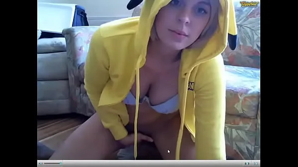 Sexy Neyaa in pikachu suit
