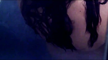 Natural busty spycam shower