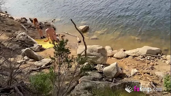 Picking up naked dudes: Naked lakeside fun with Jade!