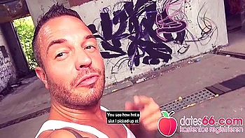 Risky Outdoor Public Sex With 2 Hot European Curvy