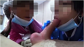 Two Nurses Decided To Try Out My New Dick In Practice