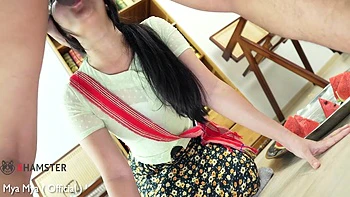 Poor Street Food Girl Cheating With Old Headmaster