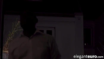 Large Ebony Dick Wreak Havoc Inside Joss Lescafs Anus And Vag