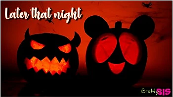 Angel Gostosa Takes Steobros Dick For Her Halloween Treat