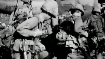 Muscular dude drills cute brunette babe with perky jugs