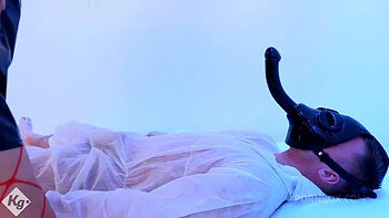 Fetish Nurse Swallows The Cum Sample