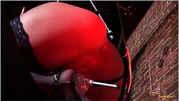 A Superb Group Sex Action With A Sexy Blonde Locked Up In A Cage