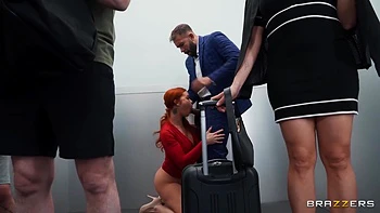 Will Pounder - Redhead Sinatra Monroes Elevator Fuck