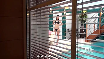 Lascivious Looks - A Cock Sucking Hottie At The Swimming Pool