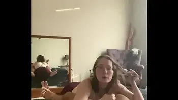 Babe with huge ass sucks and rides huge cock