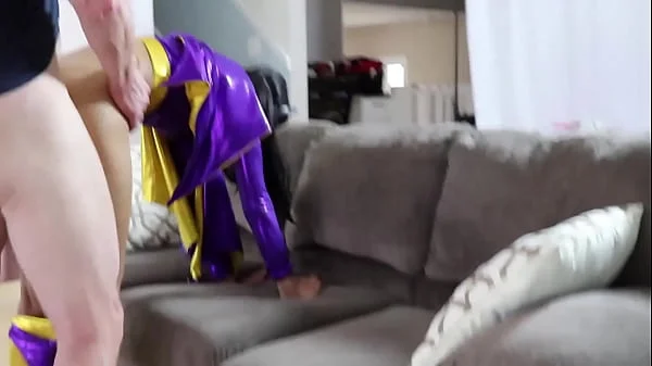 Viva Athena/Candy White “Supergirl-Batgirl” Threesome Doggystyle Blowjobs Deepthroat Oral Sex Toys Cumshot