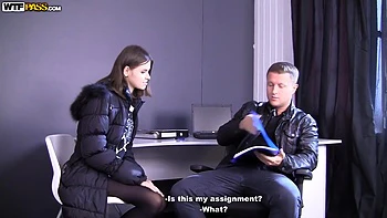 Mad Hook Up Bang At Job Interview