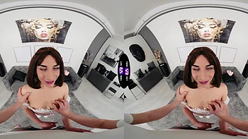 Brunette Lola Danger enjoys passionate sex with a guy in pov