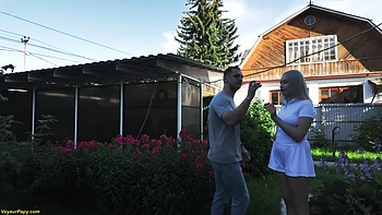 Horny Voyeur Old Man Licking My Wife