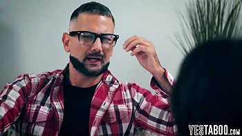 Mature Caring Stepdad Fucks Horny Teen 18+ Stepdaughters Hairy Pussy