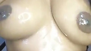 Hot Sexy Girl Boobs Oil Massage