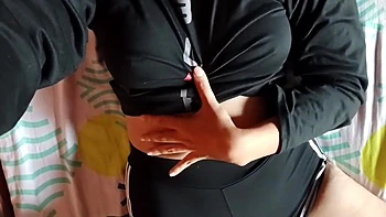 Young Indian Girl Touches Pussy In Public