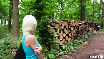 The Mature Blonde Fucks In The Park