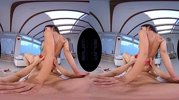 Temple: Blowjob, Doggy  Cowgirl VR Porn