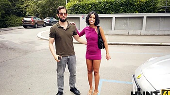 Stanley Johnson's gf Natasha Rios gets fucked in the car by stranger