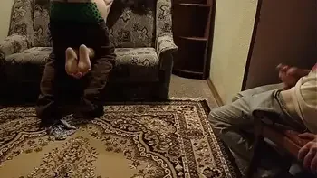 Your girlfriend is busy now! Wait cuckold