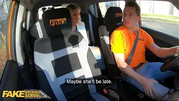 FakeDrivingSchool Cayla Lyons told Fuck Me and I'll Be Your Taxi
