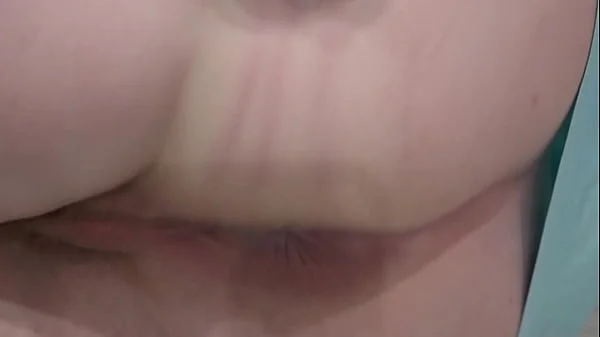 Close-up asshole and vaginal hole for licking from chubby milf with juicy PAWG and hairy pussy Verbal domination and home fetish