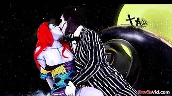 Sexy Joanna Angel in A nightmare before Christmas XXX parody