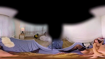 VR 3 some: Pov, Lesbian  Virtual Reality Porn