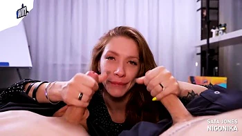 Sata Jones In Horny Adult Clip Threesome Newest Pretty One