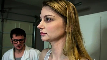 Sexy Castra Bot With Big Boobs Busting Nuts At SweetFemdom