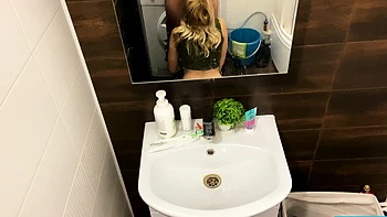 Blonde Babes Wild Rooftop Tease Show