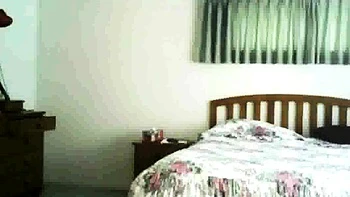 spying on stepmom as she lotions her pussy