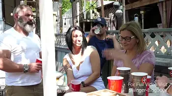 Outdoor Fuck and Suck with FetSwing Community Members