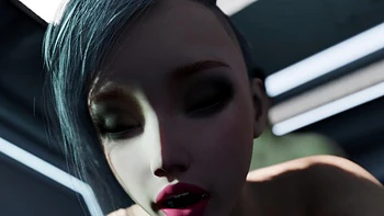 Nexus 3 3D animation fuck on space station with sexy blonde