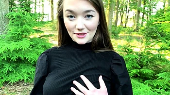 Hot POV Outdoor Blowjob