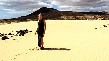 Blonde Teen Orgy in the beach