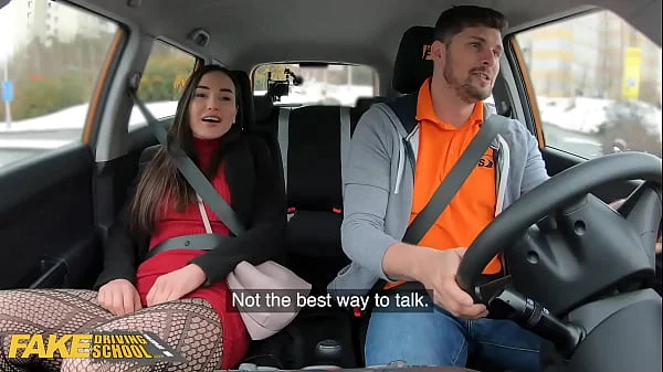 FakeDrivingSchool Learner Nataly Gold Isn’t Wearing Any Panties