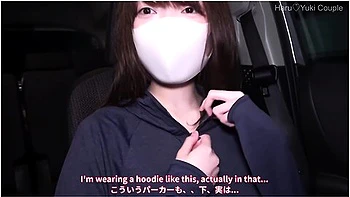 素人透明感抜群の色白美少女か初めてのカーsexて露出興奮絶頂車て生ハメカチ逝き 素人カッフル/美少女/色白美乳/手コキ/フル動画(27分)/일본여대생과질내사정섹스