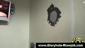 Double Glory Hole Black Cock Fuck