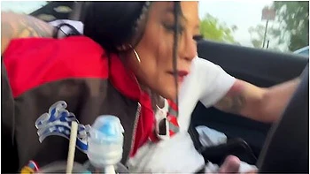 Chris Diamond And Cj Miles In Pick Me Up And Put That Huge Cock In My Pussy!