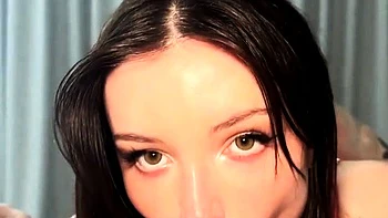 Hot Brunette Girlfriend POV Blowjob