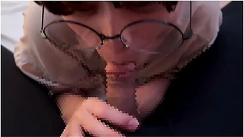 Girls With Glasses Suck Cock Like Crazy!