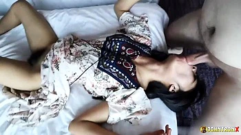 JohnTronX - Watch me in POV fucking this Asian hairy pussy and hot mouth: Porn