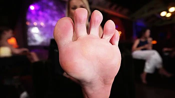 Blonde Cherry Kiss Playfully Licks Her Sexy Foot