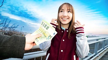 Public agent with a long penis impaled a horny teen gf Kate Quinn