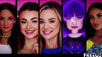 Gorgeous oral sex session with hot Freya Von Doo and Anissa Kate